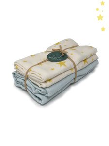 Me Starlight 2-Pack Muslin Squares